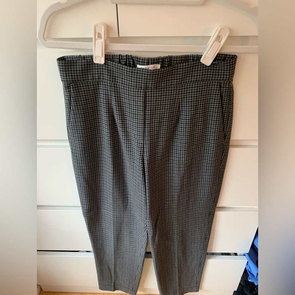 Aritzia Babaton plaid pants